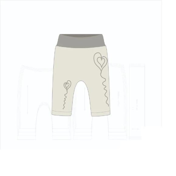 Molde Digital - Modelagem de Calça Legging Bebê