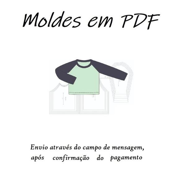 Molde Digital Camiseta Infantil de Proteção Uv