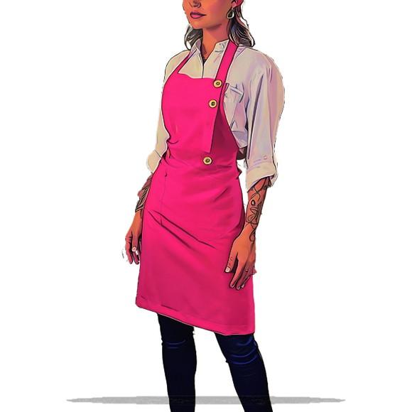 Molde Digital de Avental Cozinha Fem Lindo P ao Xxg