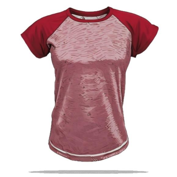 Molde Digital de Baby Look Fem Raglan Adulto Pp ao Gg
