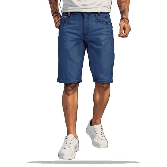 Molde Digital de Bermuda Jeans Masculina Tradicional 36 - 54