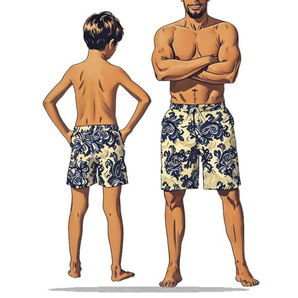 Molde Digital de Bermuda Tactel Adulto e Infantil P-gg 2-16