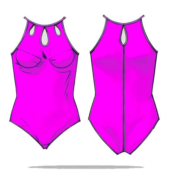 Molde Digital de Body Cava Americana do Pp ao Xg