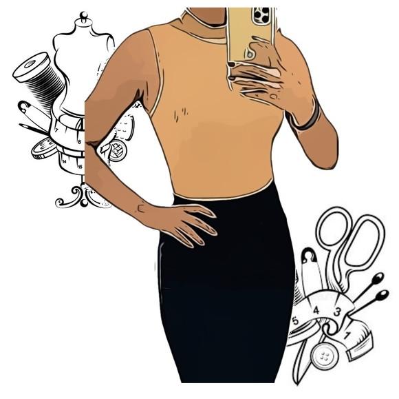 Molde Digital de Body sem Mangas Adulto P ao Xxg #177