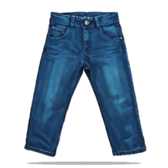 Molde Digital de Calça Jeans Infantil Unissex 2 a 16 Anos