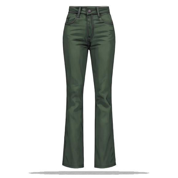 Molde Digital de Calça Jeans Fem Adulto Boca Larga 36 ao 48