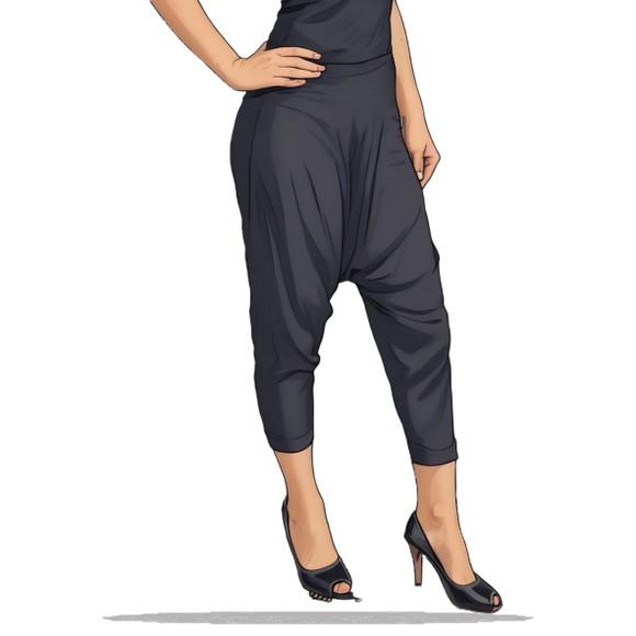 Molde Digital de Calça Saruel Feminina do 36 ao 52 em pdf