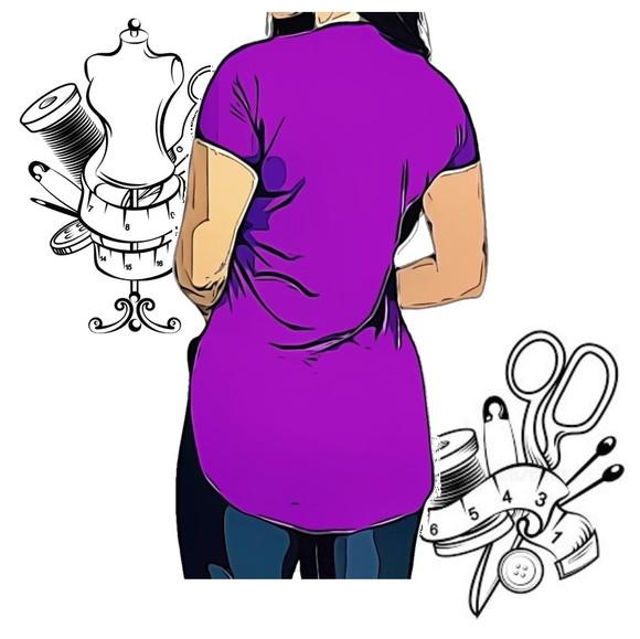 Molde Digital de Camisa Fem Fitness Adulto Pp ao Xg #368