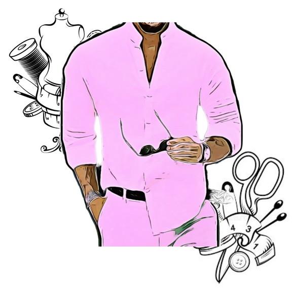 Molde Digital de Camisa Masculina Despojada P ao Xg #164