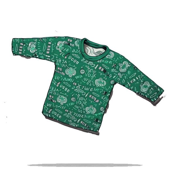 Molde Digital de Camiseta Bebe Opções de Manga Rn ao Gg
