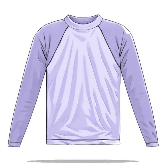 Molde Digital de Camiseta Inf Proteçao Solar 2 a 10 Anos