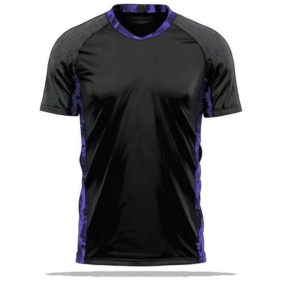 Molde Digital de Camiseta Raglan de Futebol Pp ao Gg
