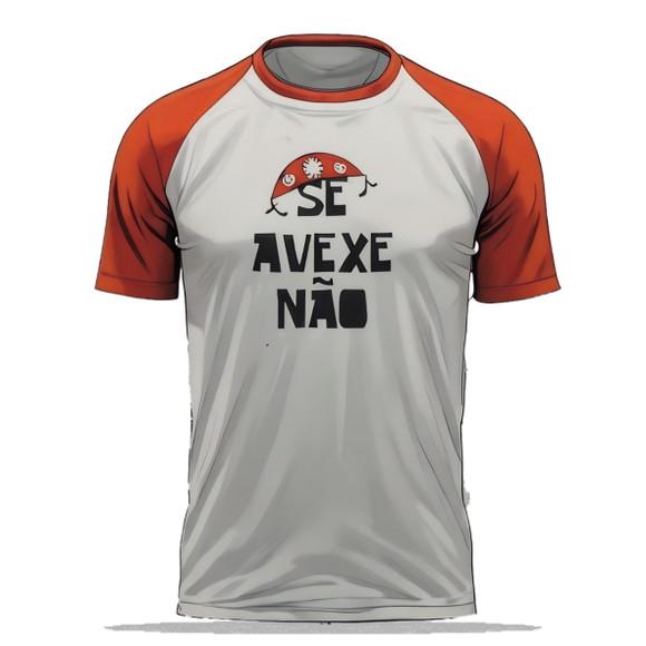 Molde Digital de Camiseta Raglan Adulto Masculina Pp ao Xxg