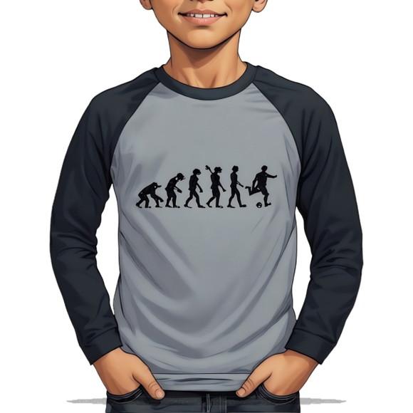 Molde Digital de Camiseta Raglan Inf m Longa 2 a 16 Anos