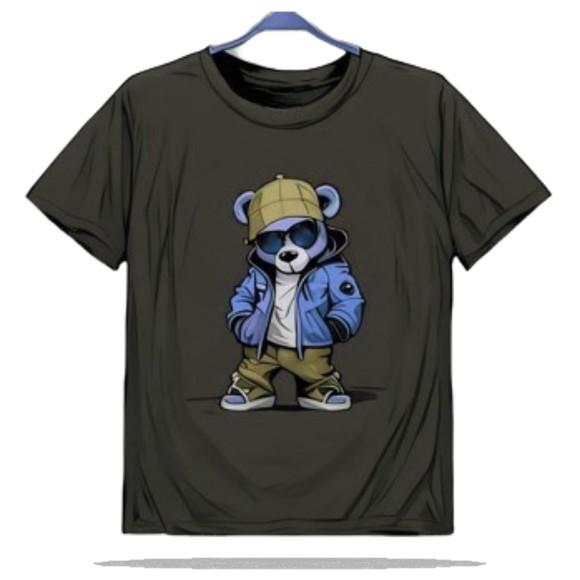 Molde Digital de Camiseta Tradicional Infantil 2 a 16 Anos