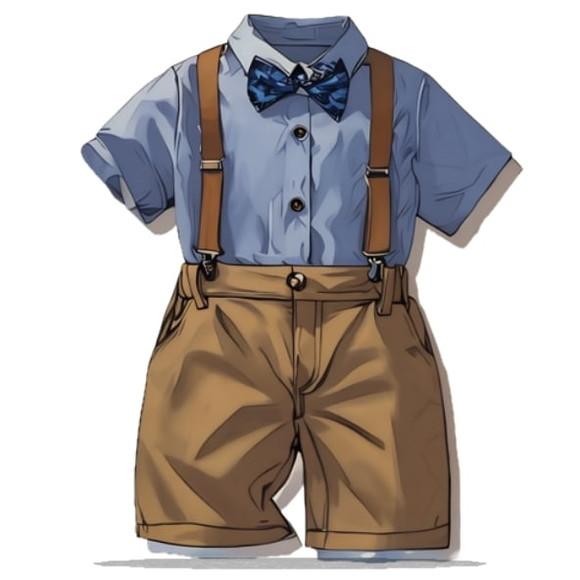 Molde Digital de Conjunto com Suspensorio Bebe P ao Gg