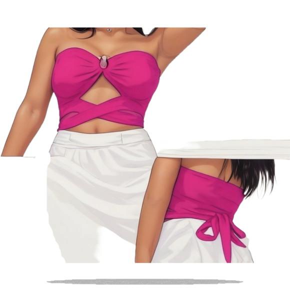 Molde Digital de Cropped com Argola Adulto P ao Xxg