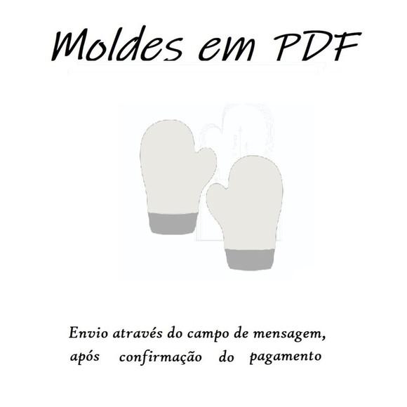 Molde Digital De Luva Bebê