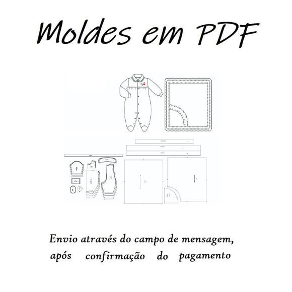 Molde Digital De Macacão Feminino E Manta