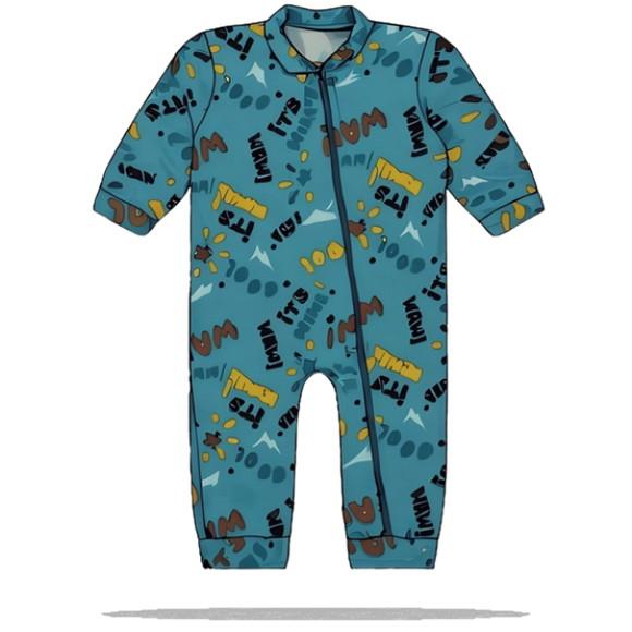 Molde Digital de Macacão Infantil de Inverno 1 a 8 Anos