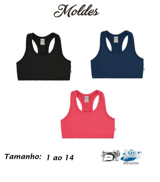 Molde Digital de Modelagem Top Infantil