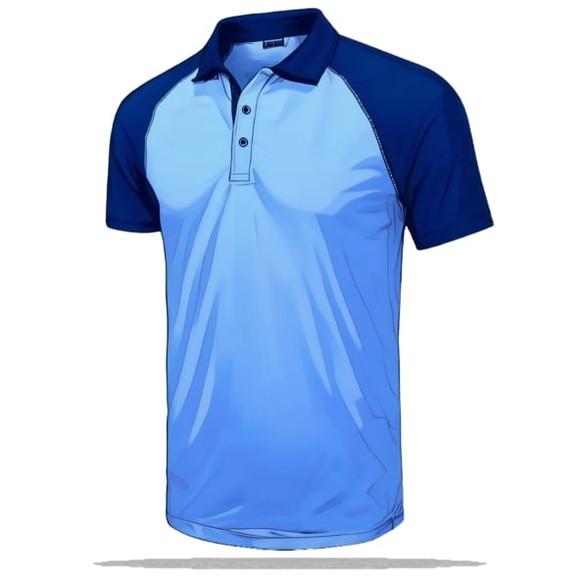 Molde Digital de Polo Raglan Masculina do Pp ao Gg