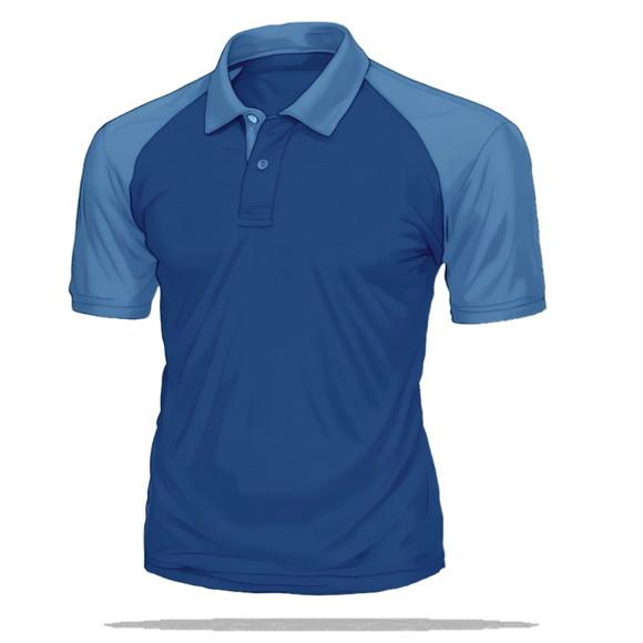 Molde Digital de Polo Raglan Infantil de 2 a 16 Anos