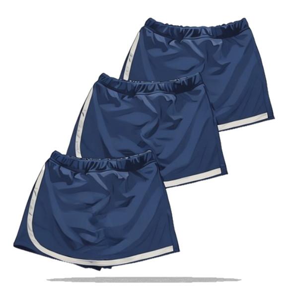 Molde Digital de Short Saia Inf Uniforme Escolar 4 ao 14
