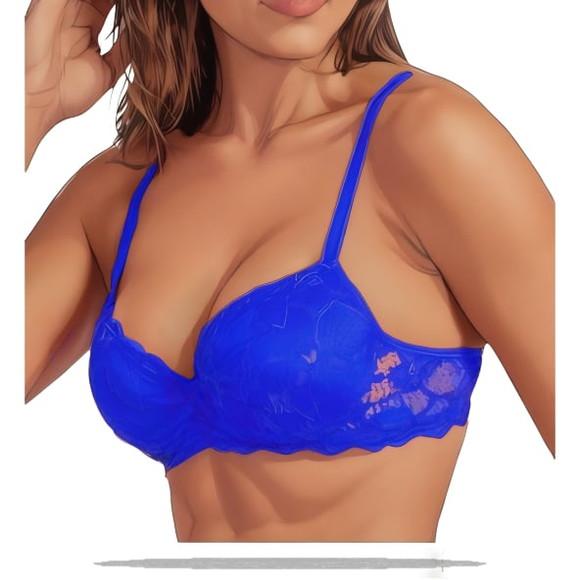 Molde Digital de Sutia Acabamento com Renda ou Lycra P ao Gg