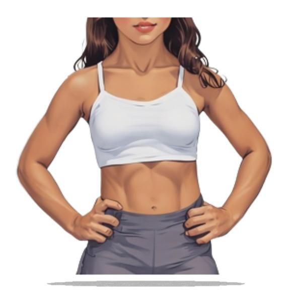 Molde Digital de Top Cropped Alcinha Inf 2 ao 14