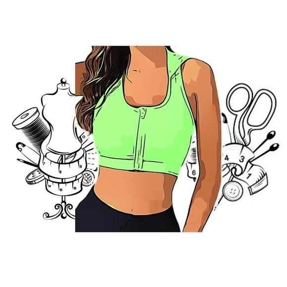 Molde Digital de Top Fitness com Capuz P ao Xxg #296