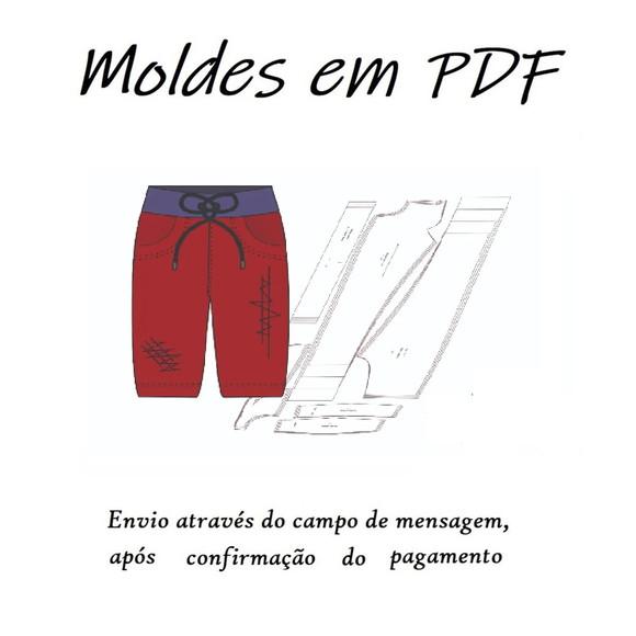 Molde Digital Modelagem De Calça Infantil Moletom