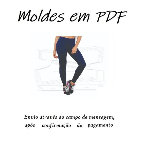Molde Digital Modelagem De Calça Legging Adulto