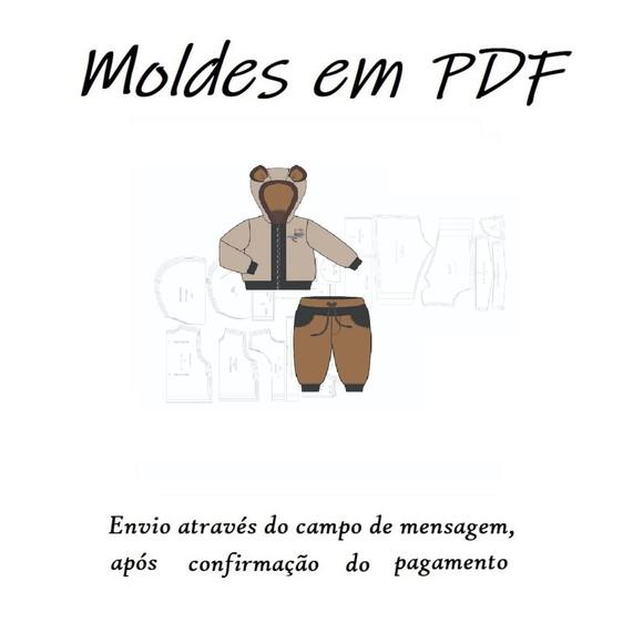 Molde Digital Modelagem De Conjunto Pelúcia Infantil