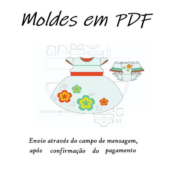Molde Digital Modelagem De Vestido De Festa Infantil