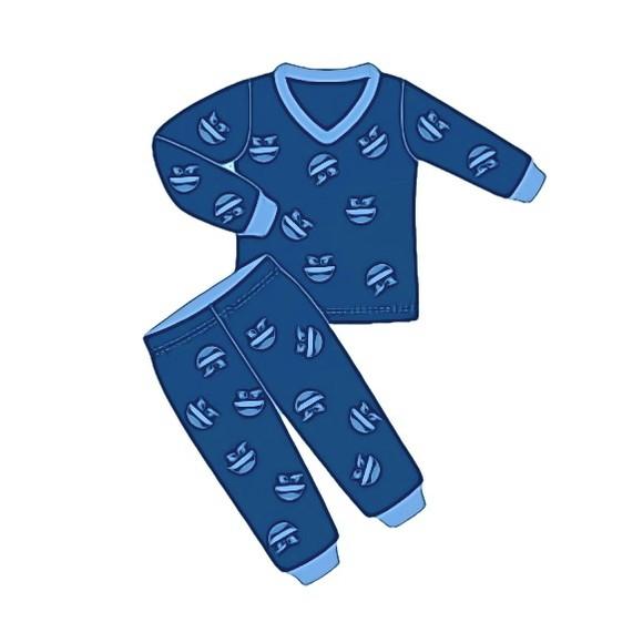 Molde Digital Modelagem para Pijama Infantil de Inverno