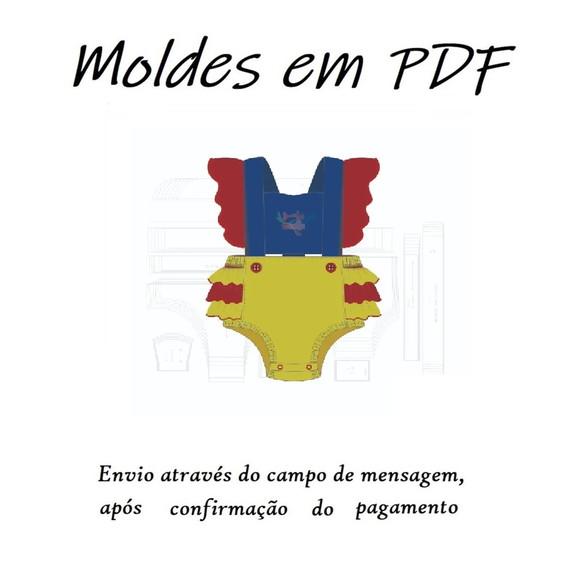 Molde Digital para Banho de Sol com Babado