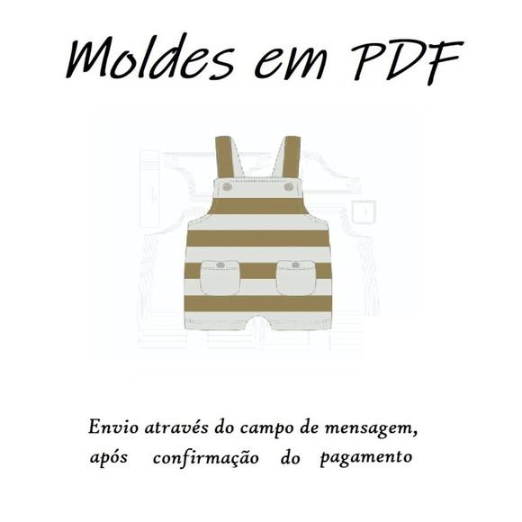 Molde Digital Parajardineira Bebê E Infantil Com Bolso