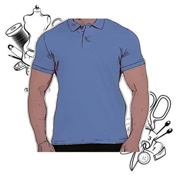 Molde Digital pdf Camisa Polo Masculina Slim P ao Xxg #234