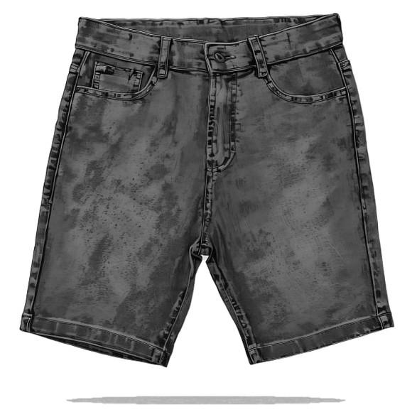 Molde em pdf de Bermuda Jeans Masculina Tradicional 36 ao 54