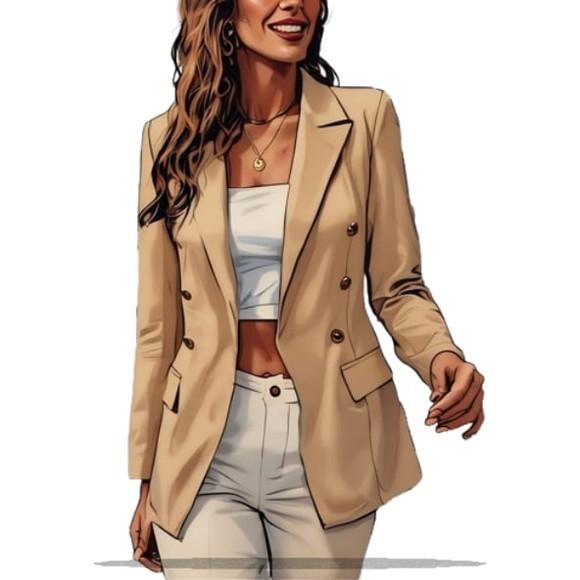 Molde em pdf de Blazer Feminino Blogueira Adulto do P ao Gg