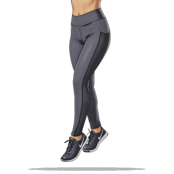Molde em pdf de Calça Legging Academia Transparencia P ao Gg