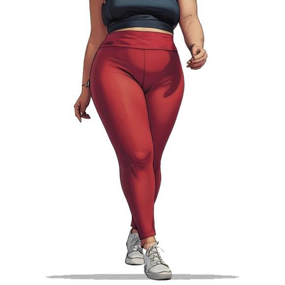 Molde em pdf de Calça Legging Plus Size G1 a G5