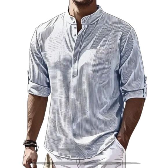 Molde em pdf de Camisa Masc Adulto Gola Padre P ao Xxg
