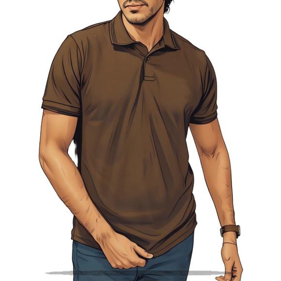 Molde em pdf de Camisa Polo Masc Trad do Pp ao Gg