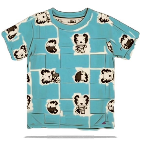 Molde em pdf de Camiseta Bebe Opções de Manga Rn ao Gg