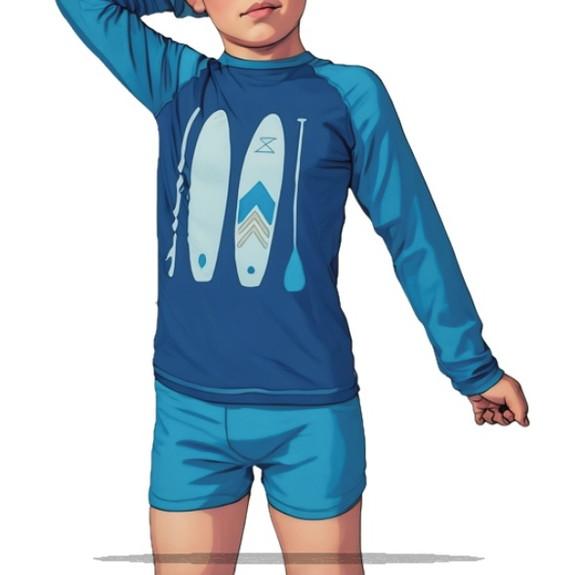 Molde em pdf de Camiseta Infantil Proteçao Solar 2 a 10 Anos
