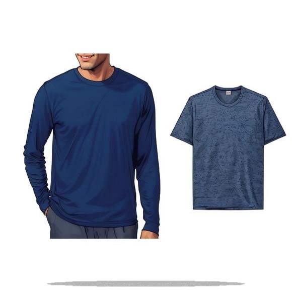 Molde em pdf de Camiseta m Curta e Longa Adulto Pp ao Gg
