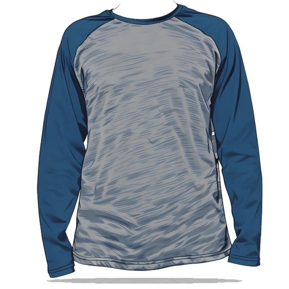 Molde em pdf de Camiseta Masc Raglan m Longa Plus Size Gg-g5