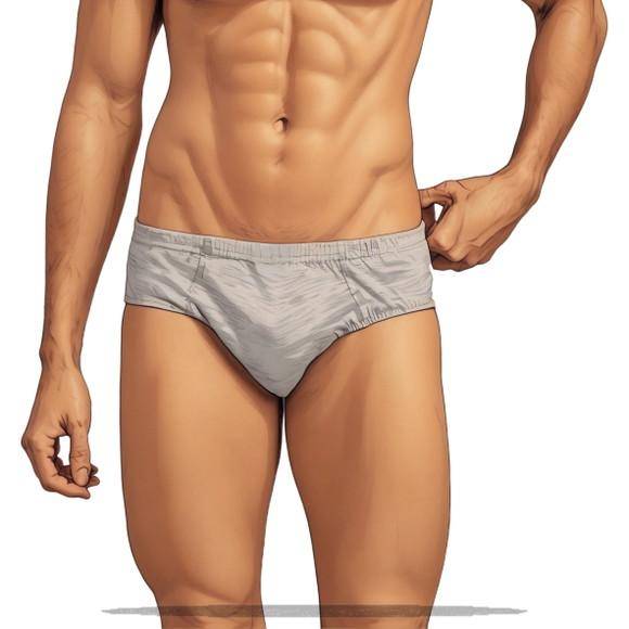 Molde em pdf de Cueca Slip Basica Adulto do P ao Xg